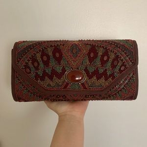 Mary Frances beaded clutch